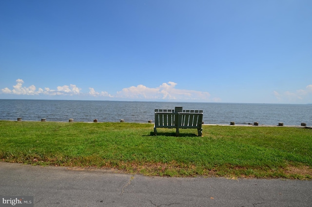 property view of water