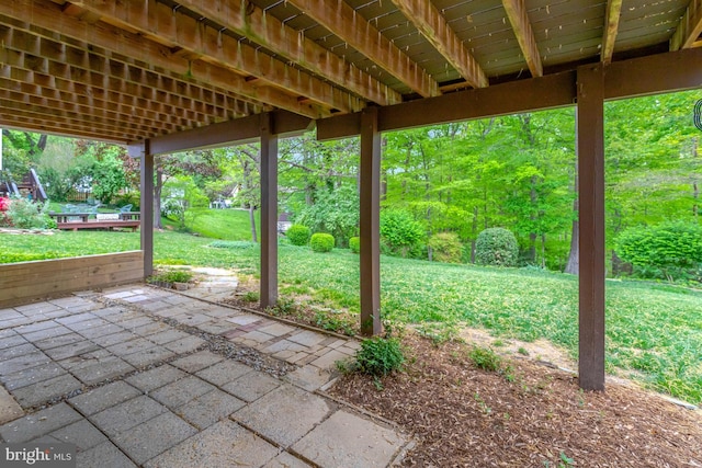 view of patio