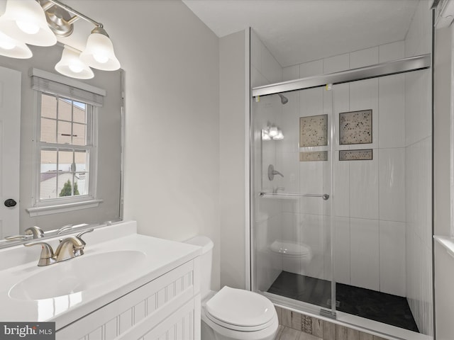 3826 Perryhurst, Nottingham, MD 21236 - full bathroom with toilet, a stall shower, and vanity