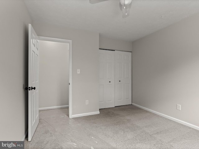 3826 Perryhurst, Nottingham, MD 21236 - unfurnished bedroom with carpet floors, baseboards, a closet, and ceiling fan