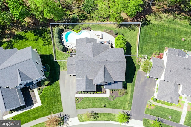 41972 Paddock Gate Pl, Ashburn, VA 20148 - bird's eye view of a pool