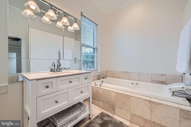 3223 Elliott St, Baltimore, MD 21224 - bathroom featuring vanity and a bath