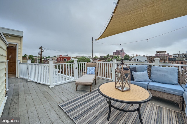 3223 Elliott St, Baltimore, MD 21224 - view of wooden deck