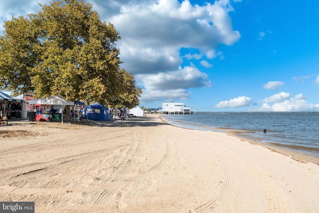 79 Darl Cir, Colonial Beach, VA 22443 - property view of water featuring a view of the beach