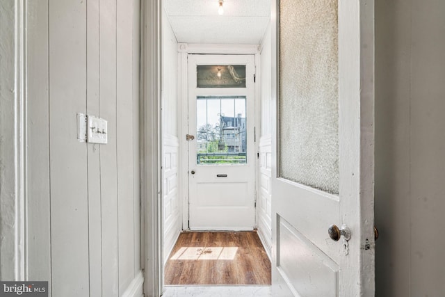 2227 Page St, Philadelphia, PA 19121 - doorway to outside featuring wood finished floors