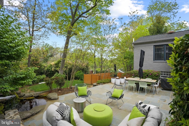 2006 Scroggins Rd, Alexandria, VA 22302 - view of patio / terrace featuring outdoor dining area and outdoor lounge area
