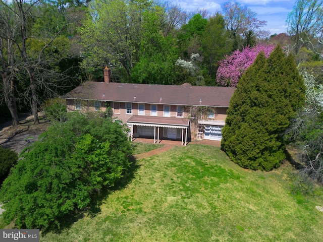 drone / aerial view