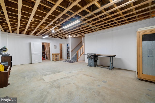 57 Primrose Hill Ln, Annapolis, MD 21403 - finished below grade area with stairway