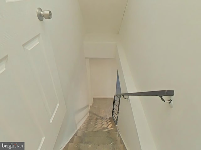 2138 N 18th St, Philadelphia, PA 19121 - staircase with baseboards
