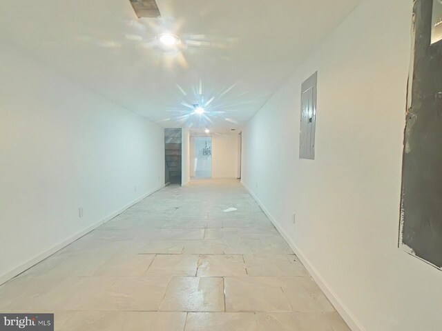 2138 N 18th St, Philadelphia, PA 19121 - hall with baseboards and electric panel
