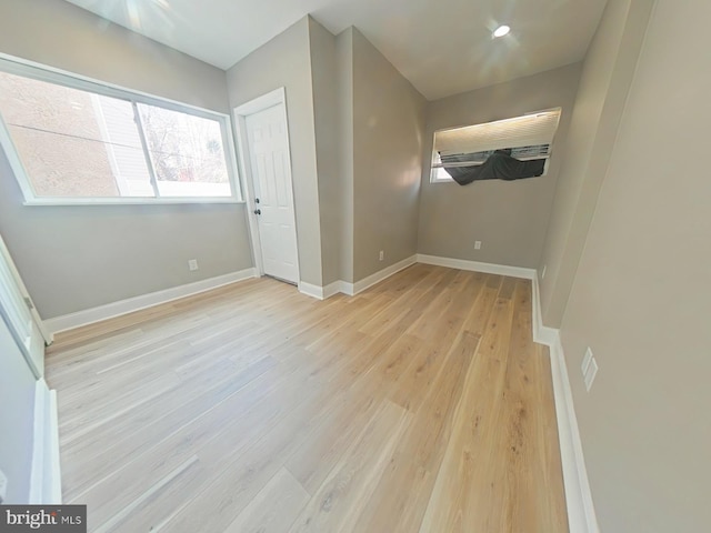 2138 N 18th St, Philadelphia, PA 19121 - unfurnished bedroom with baseboards, wood finished floors, and a closet