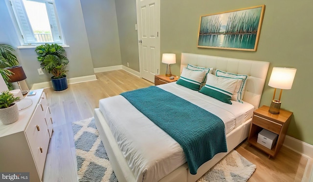 2138 N 18th St, Philadelphia, PA 19121 - bedroom featuring baseboards and wood finished floors