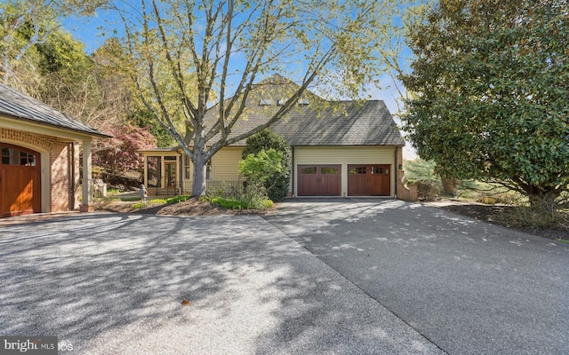 view of property exterior with brick siding