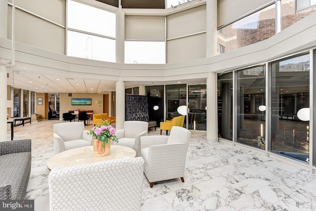 view of community lobby