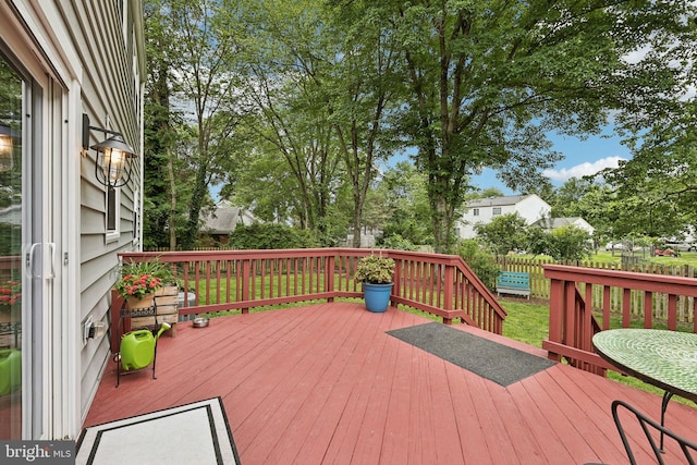 7112 Bonniemill Ln, Springfield, VA 22150 - view of deck