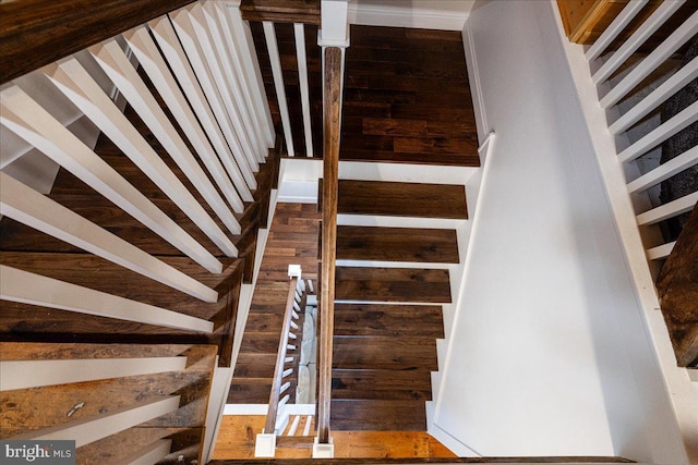 view of stairway