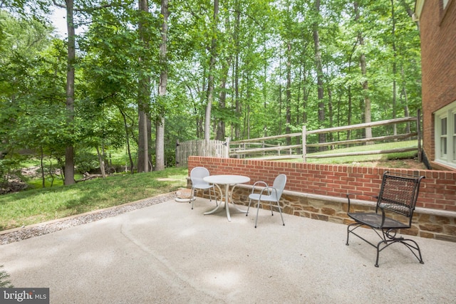 13709 Wendover Rd, Silver Spring, MD 20904 - view of patio / terrace featuring fence