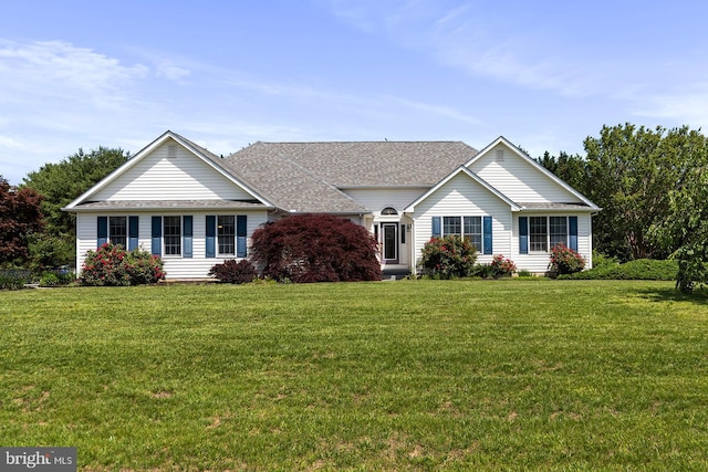 178 Cool Breeze Dr, Clayton, DE 19938 - view of front of house with a front yard and roof with shingles