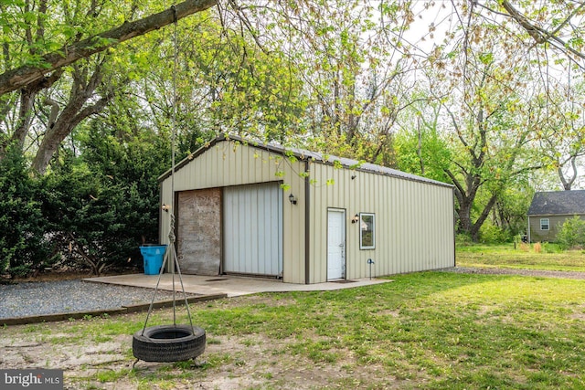 view of outbuilding with an outdoor structure