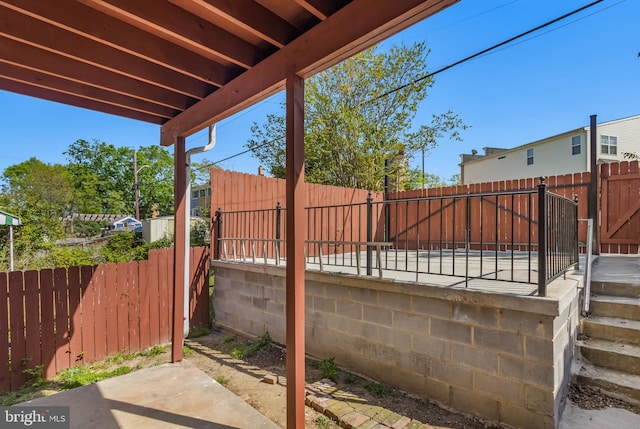 647 Emerson St NE, Washington, DC 20017 - view of patio / terrace with a fenced backyard