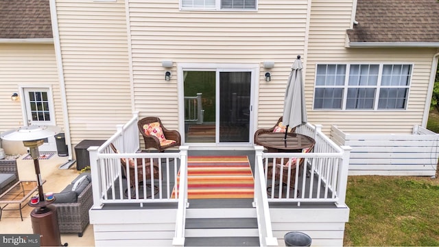 10037 Grapevine Rd, Mardela Springs, MD 21837 - wooden deck featuring stairs