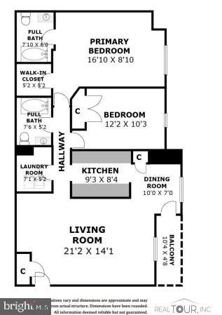 8054 Lisle Dr Unit 204, Manassas, VA 20109 - floor plan