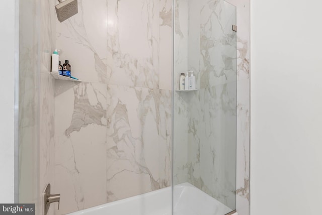 310 Catharine St Unit C, Philadelphia, PA 19147 - full bath with a combined bath / shower with marble appearance