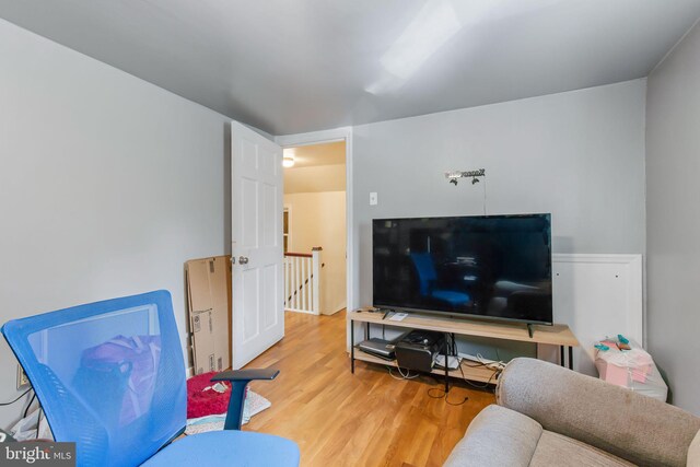 living room featuring wood finished floors