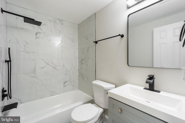 115 Pates Dr, Fort Washington, MD 20744 - full bath with toilet, vanity, and tub / shower combination