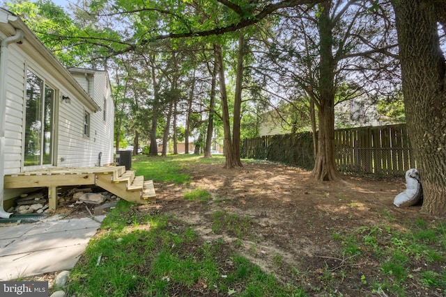115 Pates Dr, Fort Washington, MD 20744 - view of yard with central air condition unit