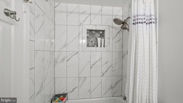 2317 Nantucket Dr, Crofton, MD 21114 - bathroom with shower / bathtub combination with curtain