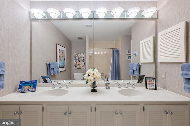 4360 Westover Pl NW, Washington, DC 20016 - full bathroom featuring a sink and double vanity
