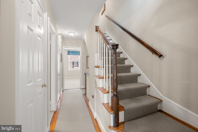 4360 Westover Pl NW, Washington, DC 20016 - stairway with baseboards