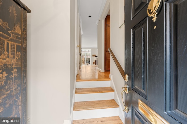 4360 Westover Pl NW, Washington, DC 20016 - interior space with stairway and wood finished floors
