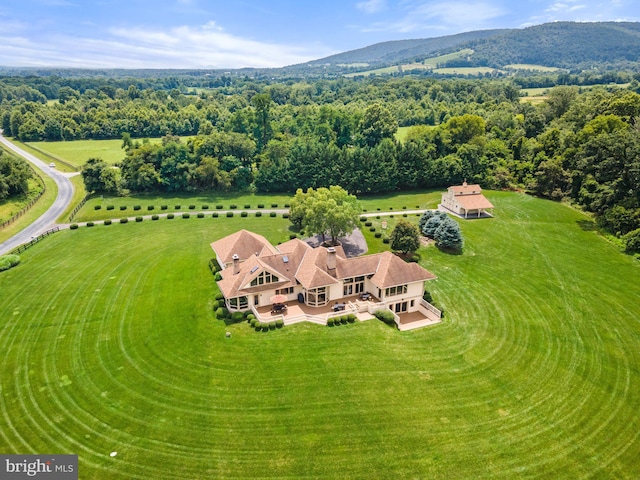 18291 Calumet Ln, Bluemont, VA 20135 - aerial view with a mountain view