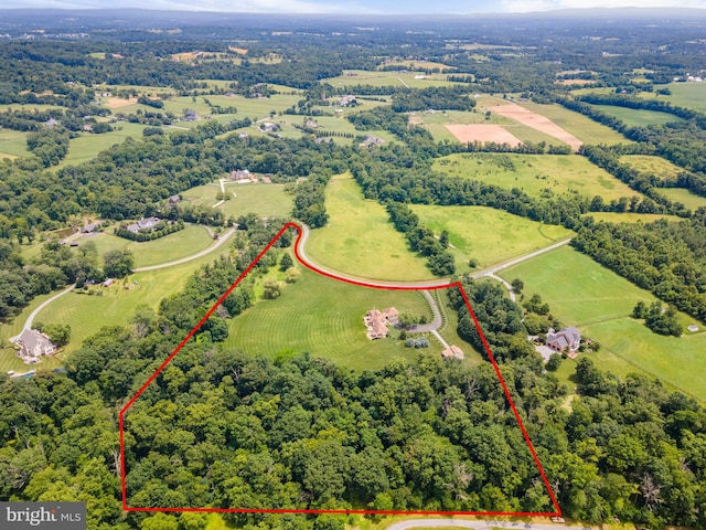 18291 Calumet Ln, Bluemont, VA 20135 - drone / aerial view with a rural view