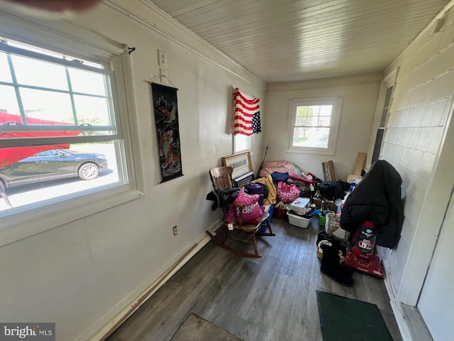 611 Truitt St, Salisbury, MD 21804 - miscellaneous room with wood finished floors, baseboards, and ornamental molding