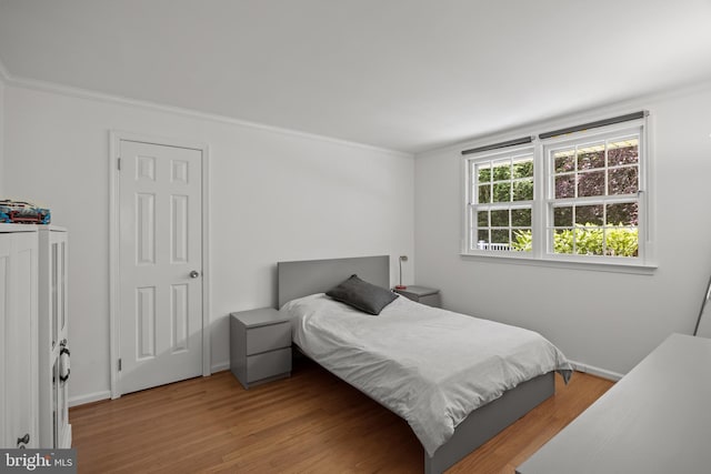 4 Rooftree Rd, Cherry Hill, NJ 08003 - bedroom with ornamental molding, wood finished floors, and baseboards