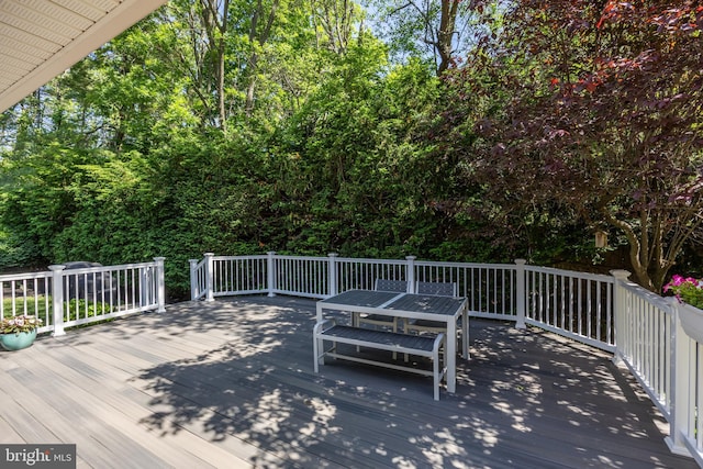 4 Rooftree Rd, Cherry Hill, NJ 08003 - wooden terrace featuring outdoor dining space