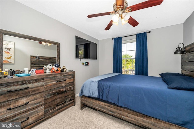 558 Hollyberry Way, Frederick, MD 21703 - carpeted bedroom featuring a ceiling fan