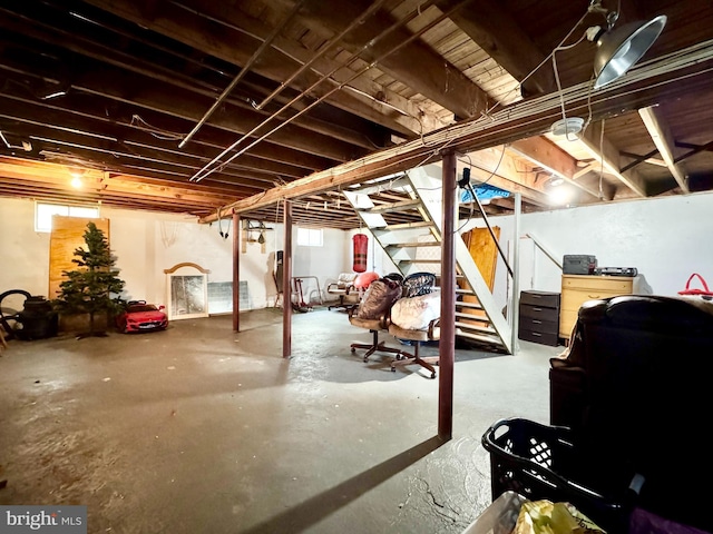 436 Norway Ave, Hamilton, NJ 08629 - basement with stairs