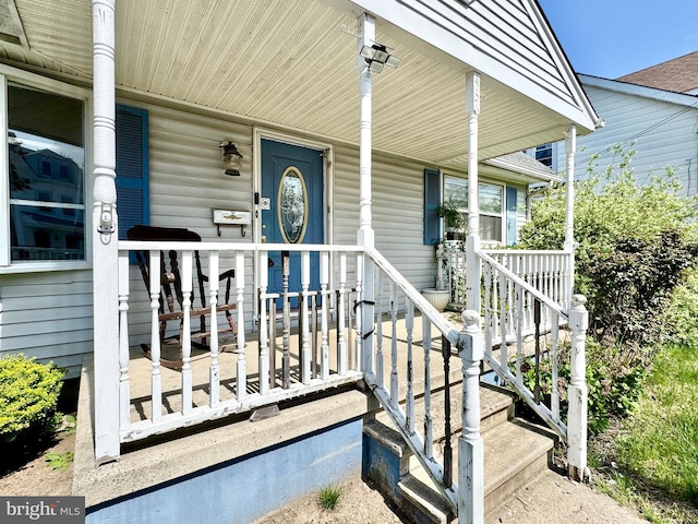 436 Norway Ave, Hamilton, NJ 08629 - property entrance with covered porch