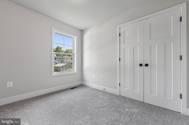3519 Cedar Dr, Edgewater, MD 21037 - unfurnished bedroom featuring baseboards, visible vents, carpet, and a closet