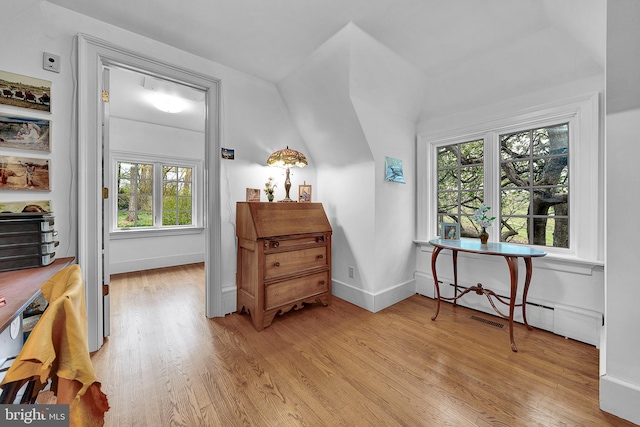 227 Jackson Rd, Cochranville, PA 19330 - sitting room featuring light wood-style floors, plenty of natural light, and baseboards