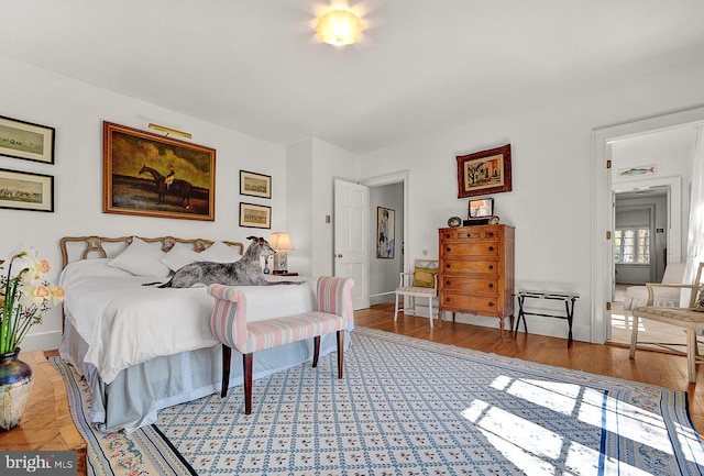 227 Jackson Rd, Cochranville, PA 19330 - bedroom with baseboards and wood finished floors