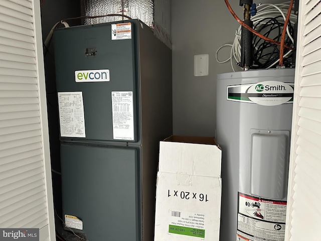 2108 Ridge Ave, Philadelphia, PA 19121 - utility room featuring electric water heater
