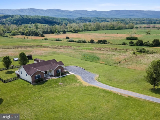 2004 State Road 259 N, Wardensville, WV 26851 - aerial view with a mountain view and a rural view