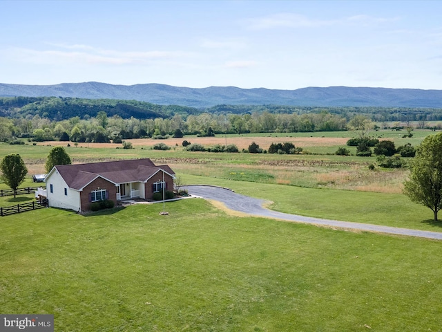 2004 State Road 259 N, Wardensville, WV 26851 - drone / aerial view with a mountain view and a rural view
