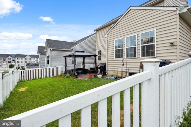 155 Tollerton Trl, Falling Waters, WV 25419 - exterior space with a gazebo