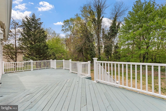 view of deck
